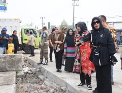 Betonisasi Jalan Gedangan-Betro Hampir Selesai 100 Persen