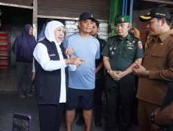 Gubernur Jatim Tinjau Distribusi Beras SPHP di Pasar Larangan Sidoarjo