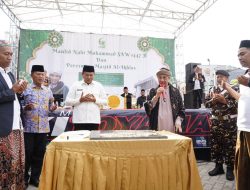 Resmikan Masjid Al-Ikhlas Juanda, Bupati Subandi Ajak Masyarakat Jaga Persaudaraan dan Perdamaian Umat