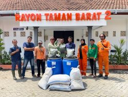 PLN UIT JBM Perkenalkan Produk Pupuk Kompos dari Rumah Kompos Gardu Induk Tandes