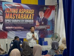 Dimas Pratama Anggota DPRD Sidoarjo Serap Aspirasi Soal Pengangguran dan Infrastruktur