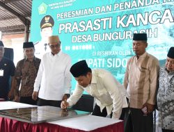 Buat Peziarah Nyaman, Bupati Sidoarjo Bantu Renovasi Makam Waliyullah Mbah Bungur