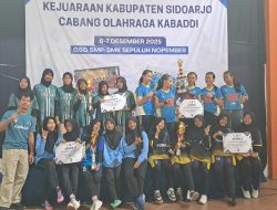 Pelajar Sidoarjo Ramaikan Kejurkab Kabaddi Sidoarjo 2025