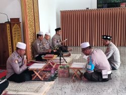 Polsek Buduran Rutin Gelar Khotmil Qur’an, Perkuat Keimanan Personel