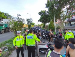 Ganggu Kenyamanan Ramadhan, Ratusan Motor Terjaring Razia Balap Liar di Porong
