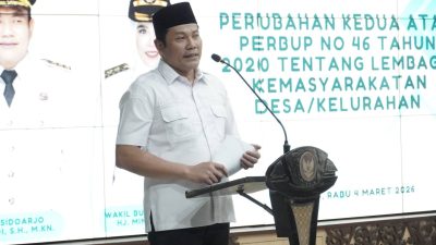 Perkuat Sinergi Desa, Bupati Subandi Sosialisasikan Aturan Baru Lembaga Kemasyarakatan