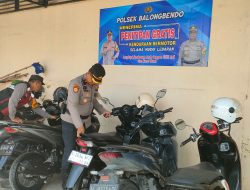Polsek Balongbendo Terima Penitipan Kendaraan Pemudik, Warga Diimbau Mudik dengan Tenang