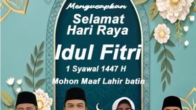 Perumda Delta Tirta Sidoarjo Mengucapkan Selamat Hari Raya Idul Fitri 1447 H.