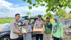 Polsek Taman Salurkan Bibit dan Pupuk untuk Dukung Lahan Jagung