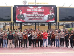 Polresta Sidoarjo Gelar Apel Sabuk Kamtibmas, Perkuat Sinergi Lintas Sektoral