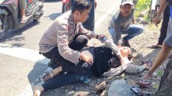 Respon Cepat Patroli Polsek Buduran Bantu Korban Kecelakaan