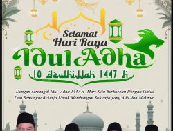 Pimpinan dan Anggota DPRD Kabupaten Sidoarjo Mengucapkan Selamat Hari Raya Idul Adha 1447 H