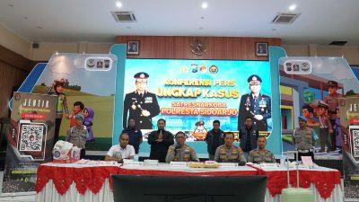 Polresta Sidoarjo Ungkap Peredaran Narkotika Jaringan Internasional, Dua WNA Ditangkap