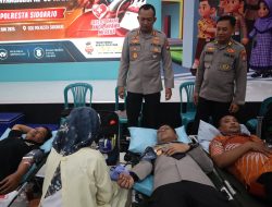 Jelang Hari Bhayangkara ke-80, Polresta Sidoarjo Gelar Donor Darah