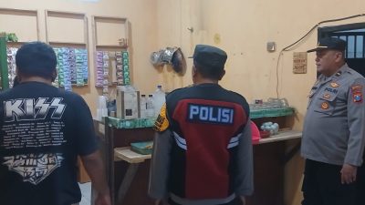 Polsek Balongbendo Tindaklanjuti Dugaan Penjualan Miras, Hasil Pengecekan Nihil