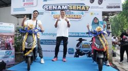 Semarakkan Kemerdekaan RI, PLN UID Jatim Gelar Senam Sehat Bersama di Darmo Free Day