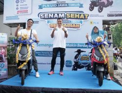 Semarakkan Kemerdekaan RI, PLN UID Jatim Gelar Senam Sehat Bersama di Darmo Free Day