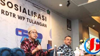 Ketua DPRD Sidoarjo Hadiri Acara Sosialisasi Dinas P2CKTR Bersama Seluruh Kepdes Tulangan