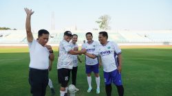Perkuat Sinergi  DPRD Sidoarjo Dengan Pemkab Lewat Main Bola Bareng di Gelora Delta