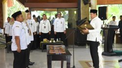 Ratusan Kepala SD dan SMP Negeri dikukuhkan, Bupati Subandi Ingatkan Jabatan Itu Amanah