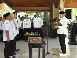Ratusan Kepala SD dan SMP Negeri dikukuhkan, Bupati Subandi Ingatkan Jabatan Itu Amanah
