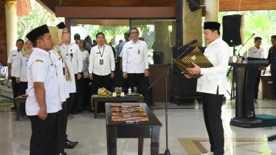 Ratusan Kepala SD dan SMP Negeri dikukuhkan, Bupati Subandi Ingatkan Jabatan Itu Amanah