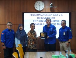 PLN UIT JBM dan PT MCG Serah Terimakan Aset PLTP Ijen, Perkuat Keandalan Penyaluran Energi Hijau di Banyuwangi
