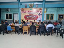 Kapolsek Jabon Silaturahmi dengan Tokoh Agama dan Masyarakat di Ruwat Desa Keboguyang