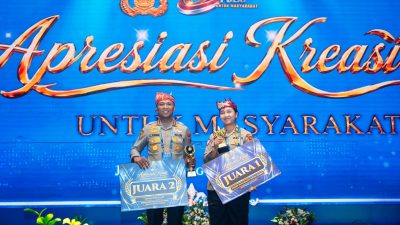 Polresta Sidoarjo Raih Dua Penghargaan Kapolri di Puncak Hari Bhayangkara Ke-80