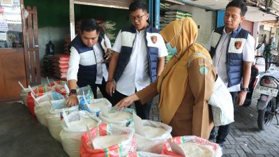 Satgas Pangan Polresta Sidoarjo Turun Ke Pasar, Pastikan Ketersediaan Bahan Pokok Aman