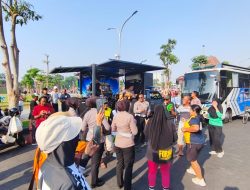 Tidak Hanya Pengamanan, Polresta Sidoarjo Hadirkan Layanan Publik di CFD