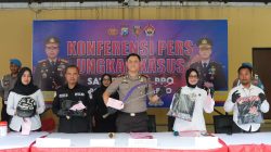 Polresta Sidoarjo Amankan Tiga Tersangka Aksi Kekerasan Anak Bawah Umur di Buduran